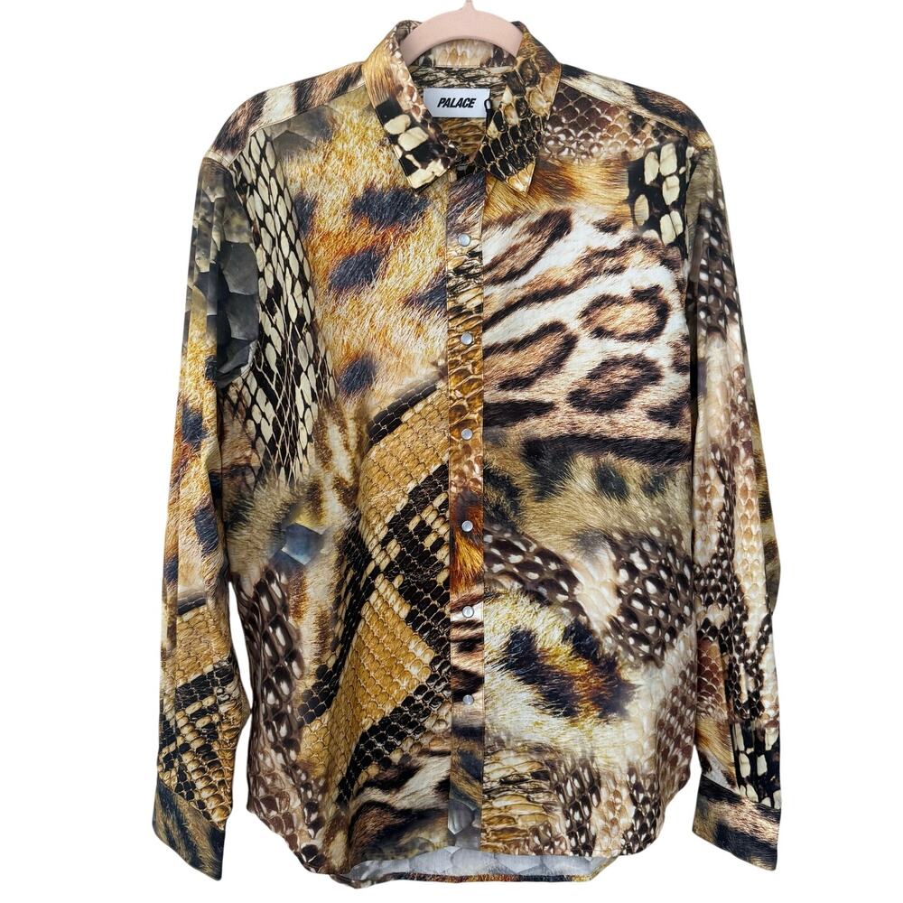 Palace Skateboard Men's Animal Print Shirt Size Medium NWT